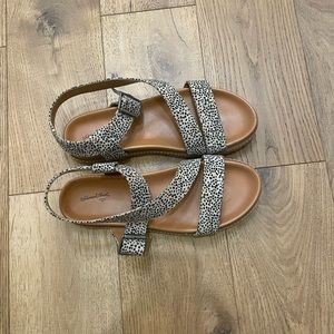 Cheetah Strappy Sandals